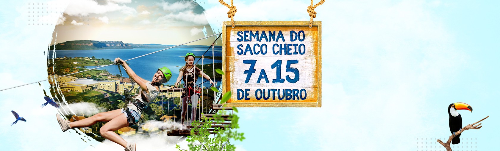Semana do Saco Cheio Malai Manso Resort All Inclusive na Chapada
